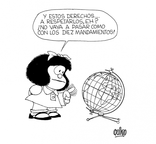 Viñeta Quino Derechos Infancia